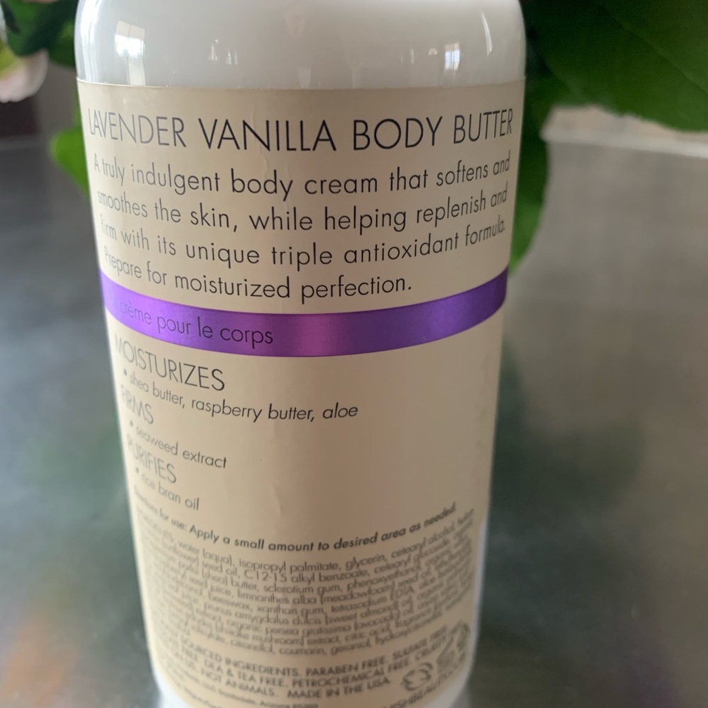 NEW WHISH Lavender Vanilla Body Butter - 16.5 fl.oz. W Pump All Natural - Picture 2 of 3